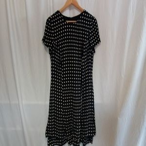 Polka dot mini dress